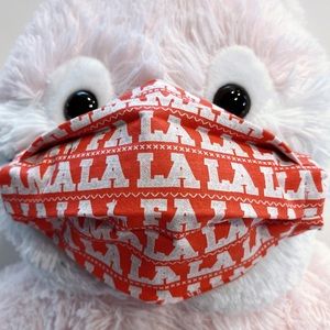 Face Mask Christmas Falalallama Llama